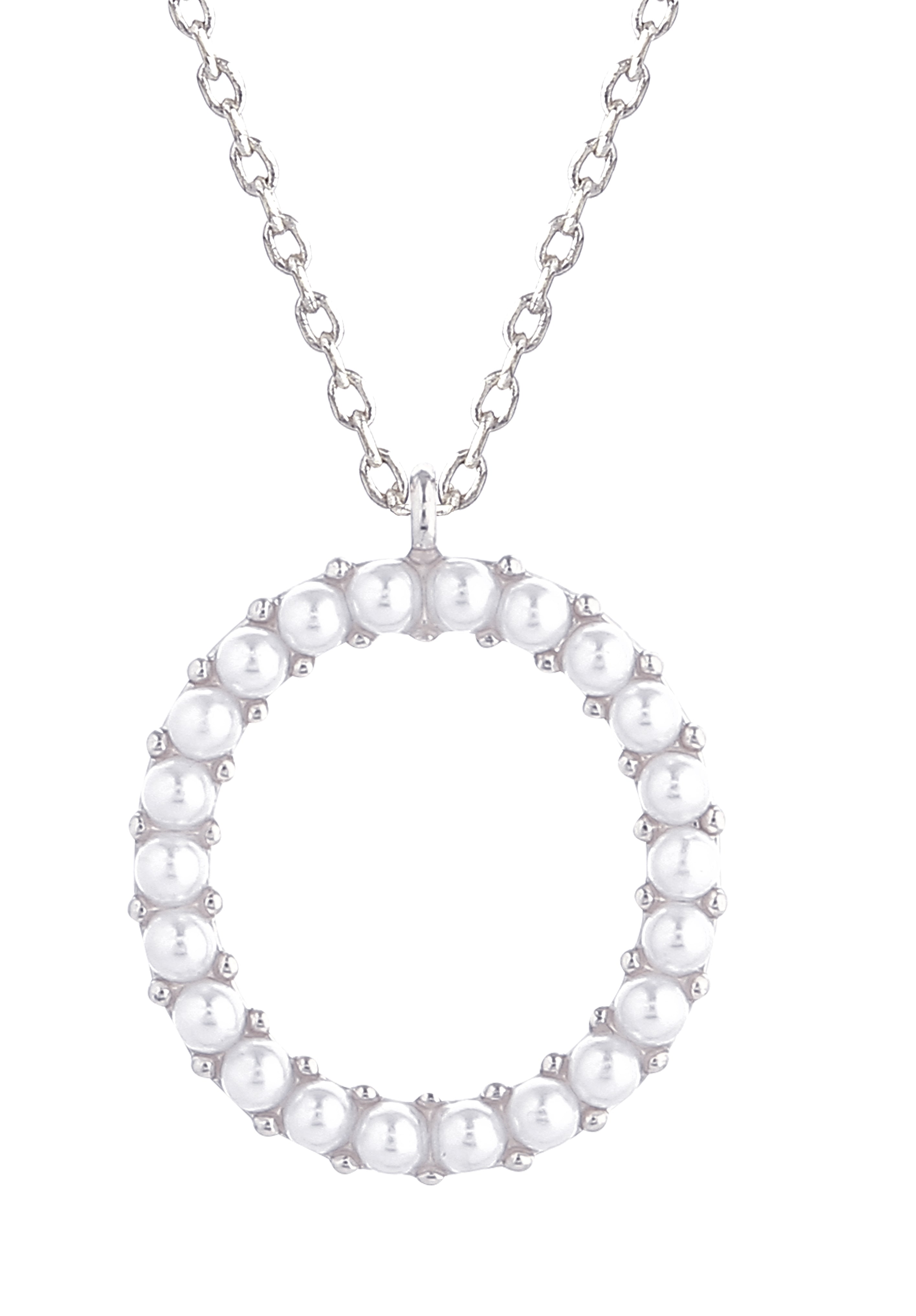 14K Gold Dipped Pearl initial Necklace - Charming Charlie