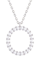 14K Gold Dipped Pearl initial Necklace - Charming Charlie