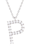 14K Gold Dipped Pearl initial Necklace - Charming Charlie