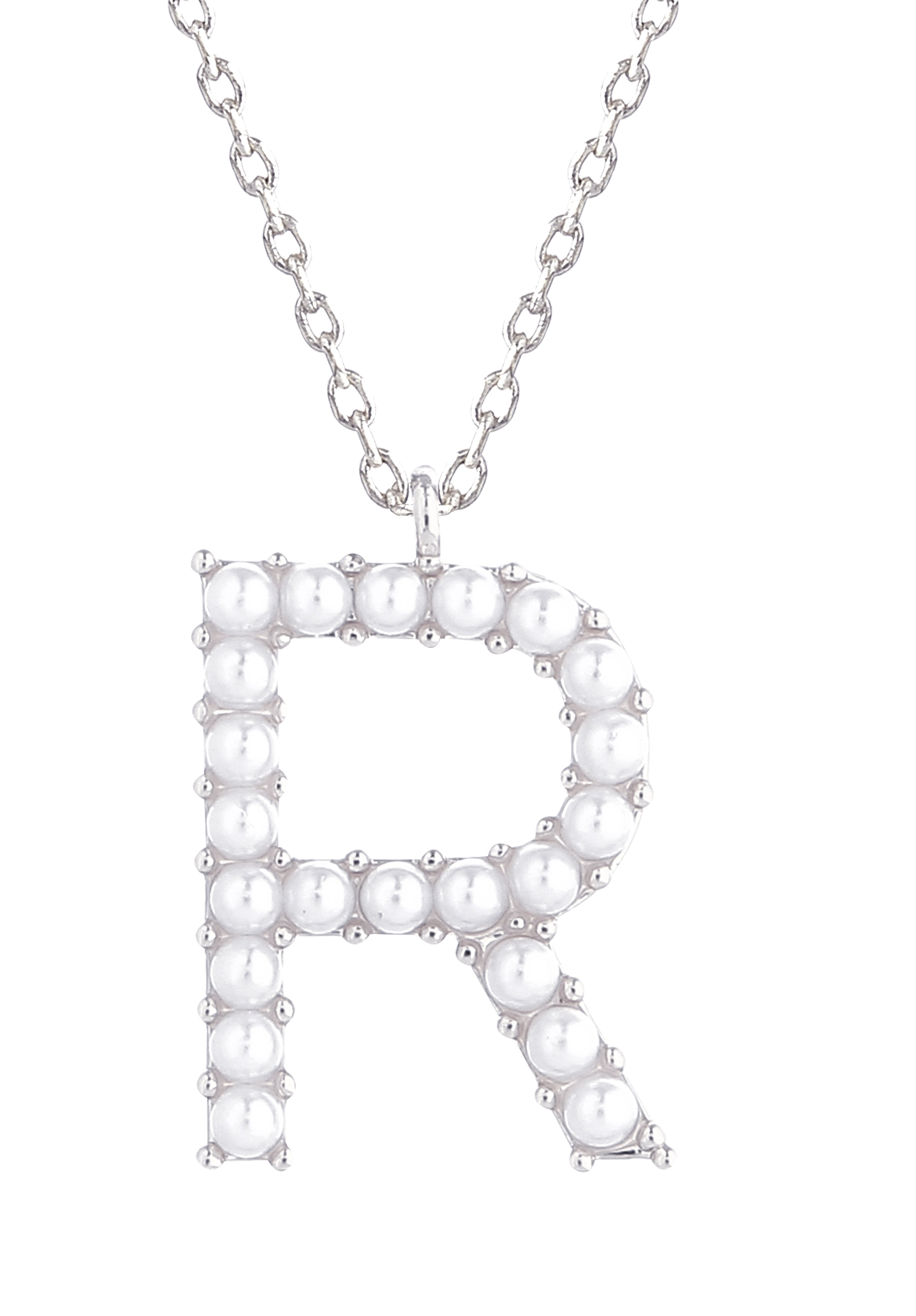 14K Gold Dipped Pearl initial Necklace - Charming Charlie
