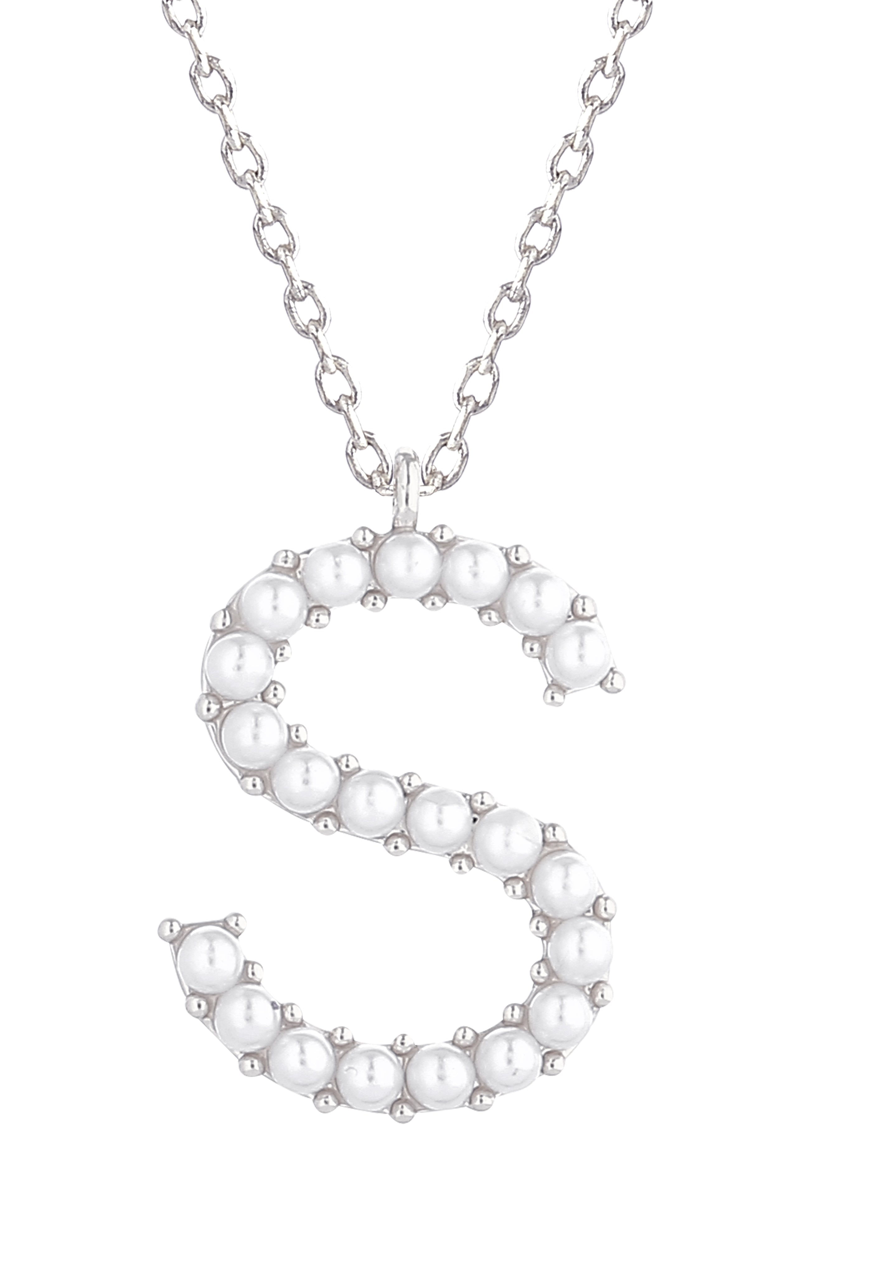 14K Gold Dipped Pearl initial Necklace - Charming Charlie