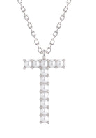 14K Gold Dipped Pearl initial Necklace - Charming Charlie
