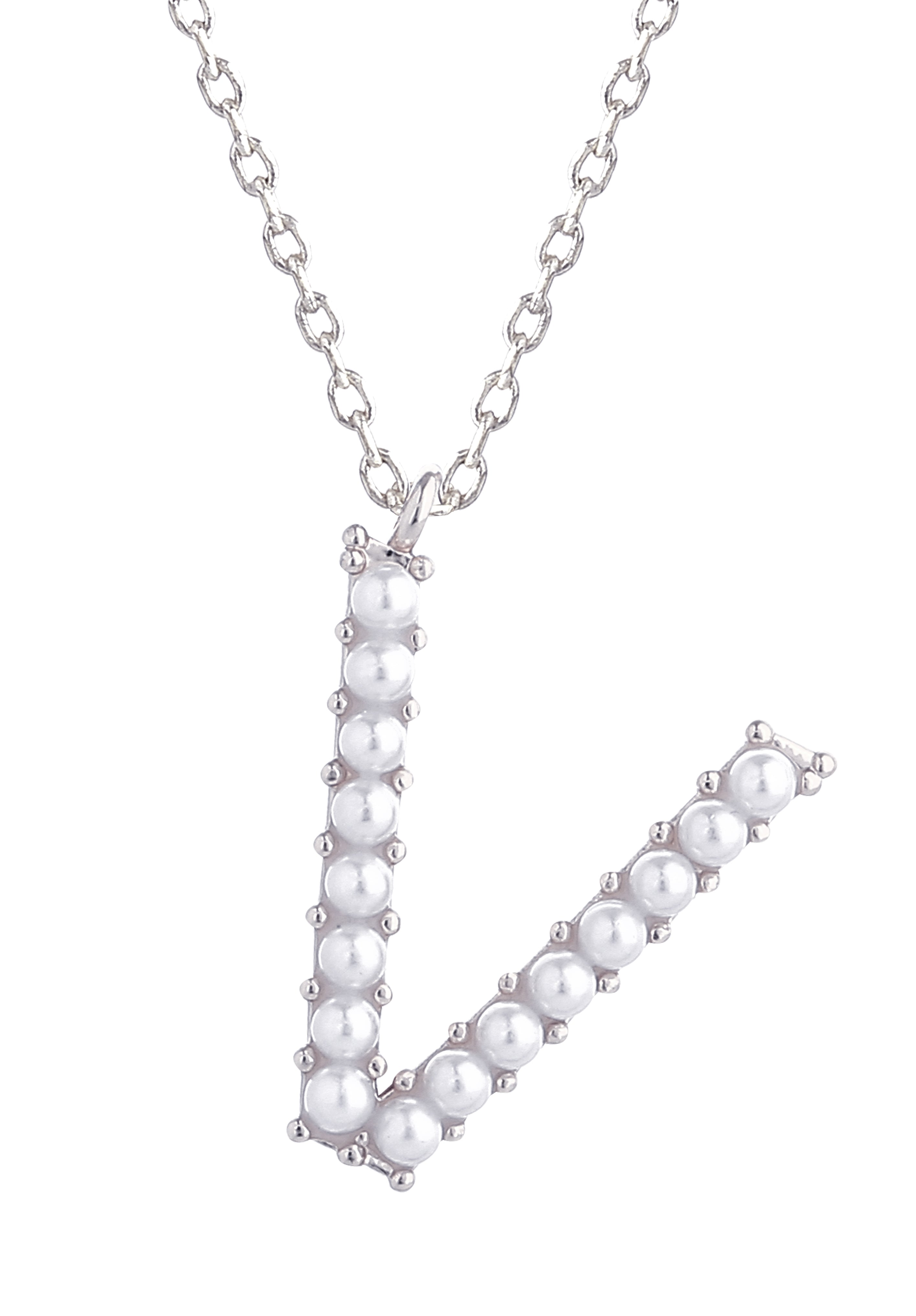 14K Gold Dipped Pearl initial Necklace - Charming Charlie