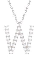 14K Gold Dipped Pearl initial Necklace - Charming Charlie