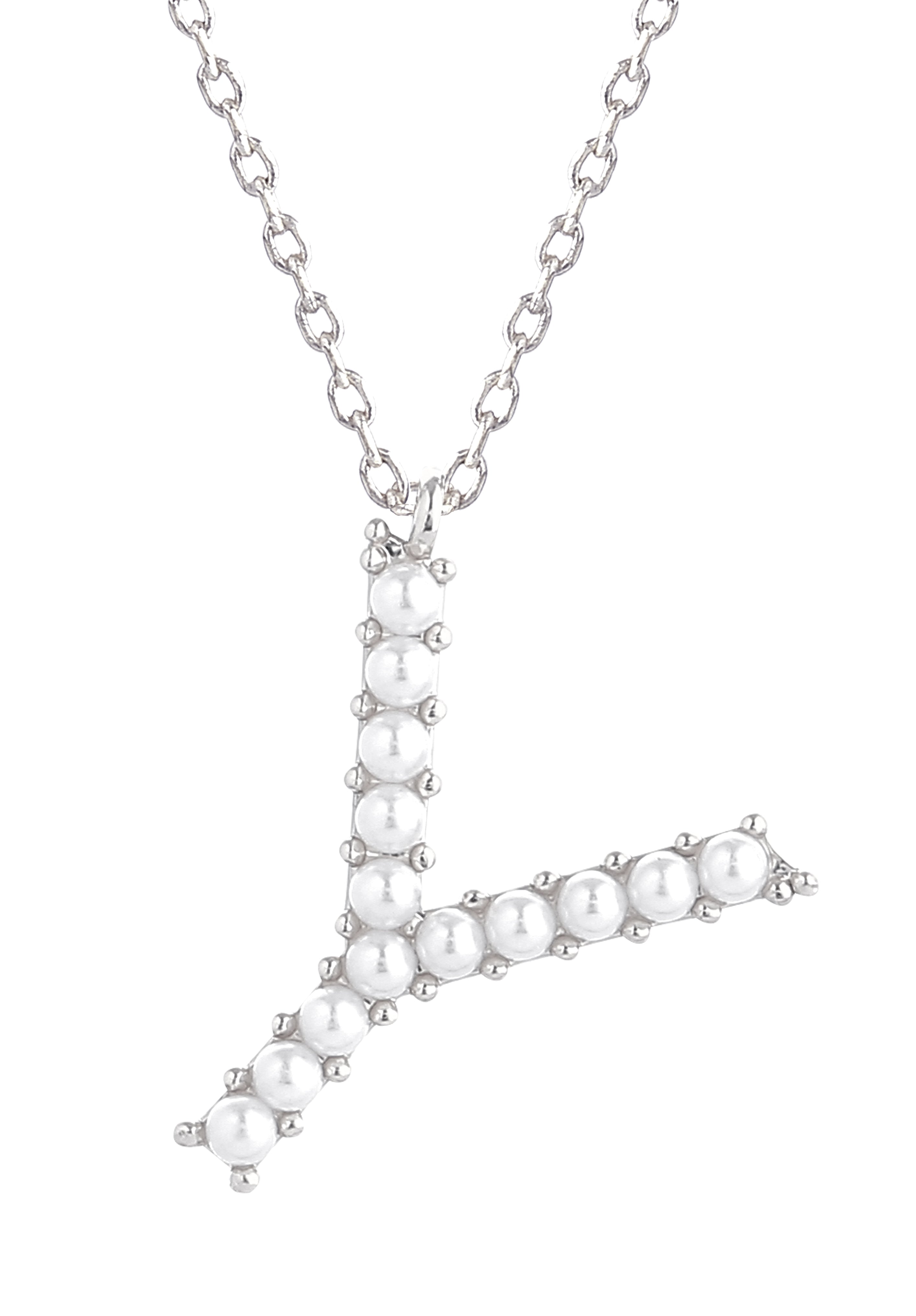 14K Gold Dipped Pearl initial Necklace - Charming Charlie