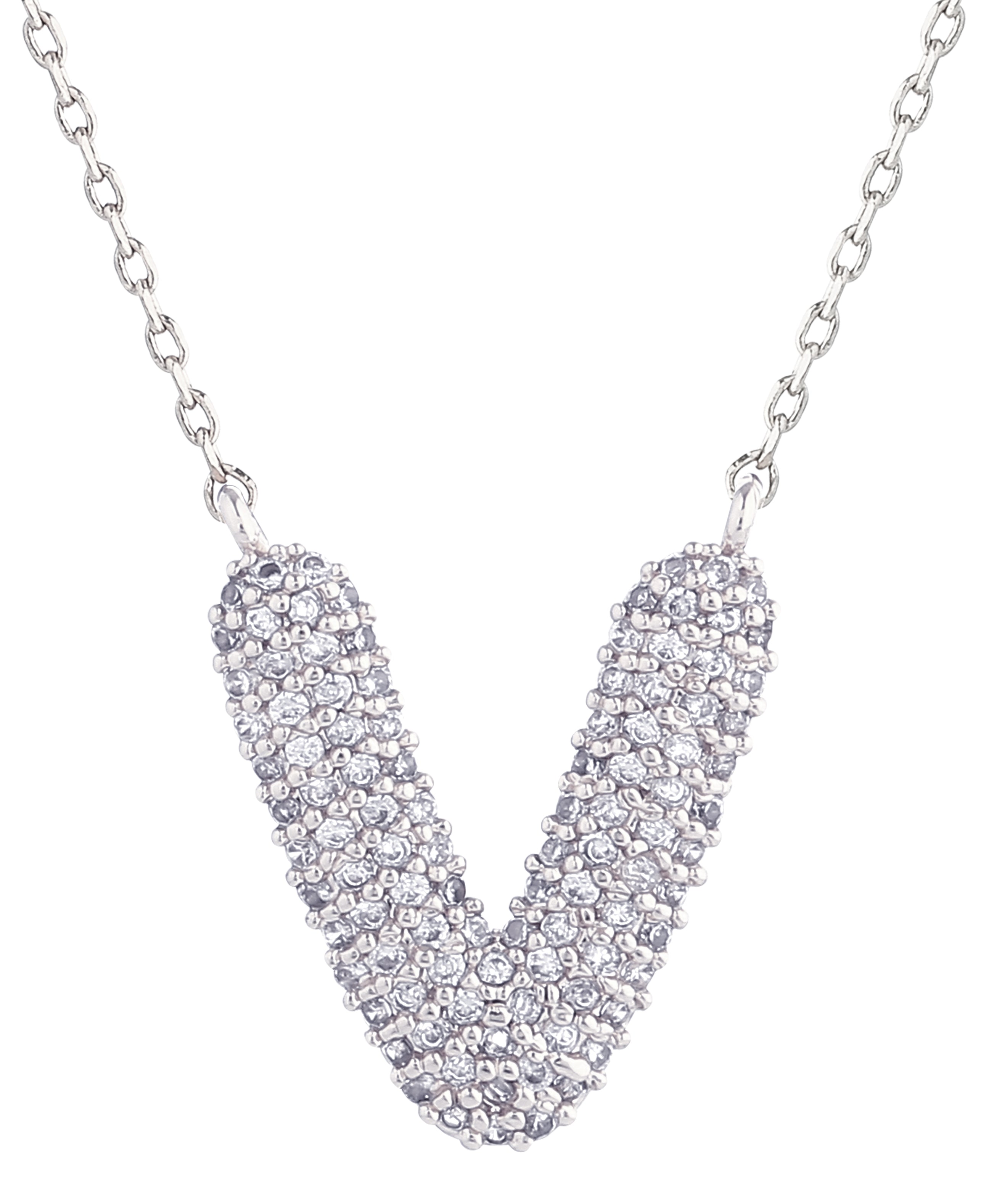 14K Gold Dipped Textured Initial Necklace