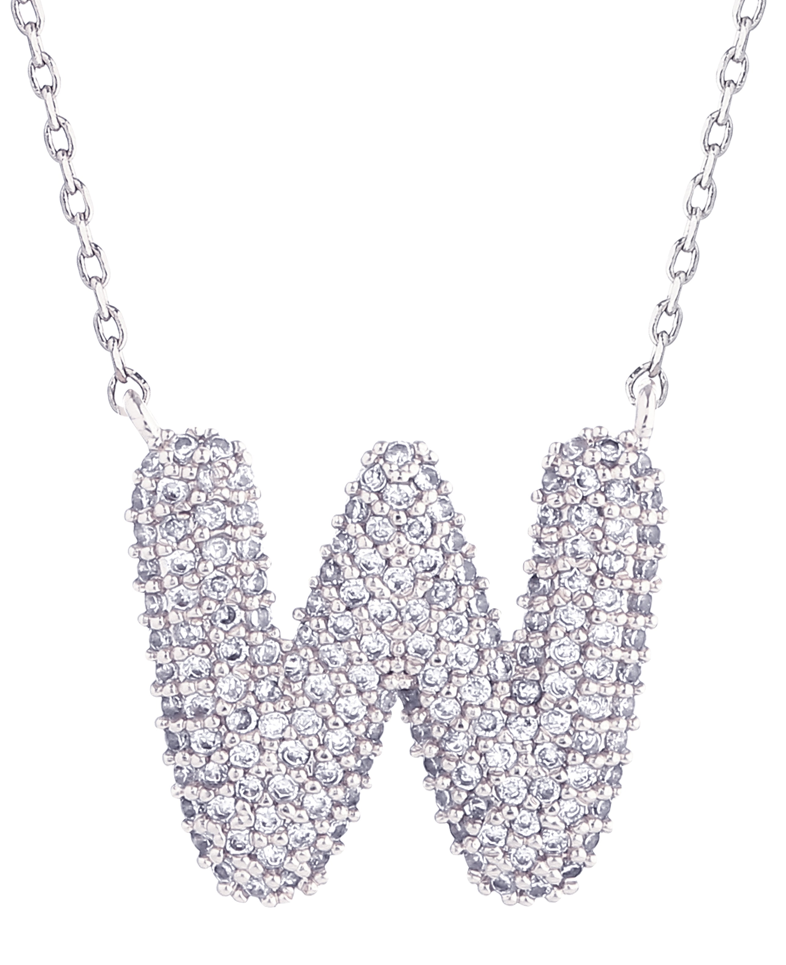 14K Gold Dipped Textured Initial Necklace