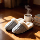 Women's Cozy Cable Knit Slippers - Charming Charlie