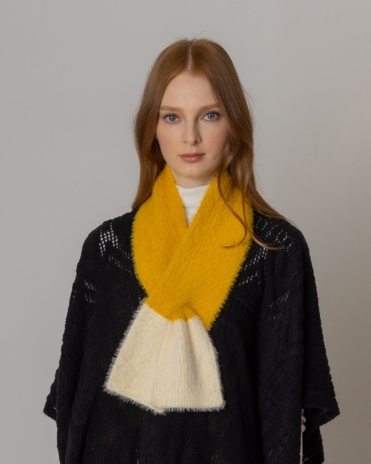 Two Tone Pull-Through Scarf