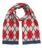 Shop for KW Fashion Big Pixel Argyle Print Scarf at doeverythinginloveny.com wholesale fashion accessories