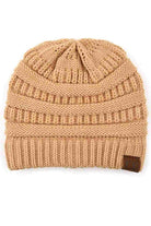 Sand C.C Ribbed Knit Solid Color Beanie offers a timeless design with durable ribbed knitting, ensuring a snug and comfortable fit. Crafted for warmth and versatility, this beanie is perfect for everyday wear, providing reliable protection against cold weather while maintaining a sleek, minimalist style that complements any outfit. Its solid color adds understated appeal, making it an essential accessory for both casual and outdoor use. 