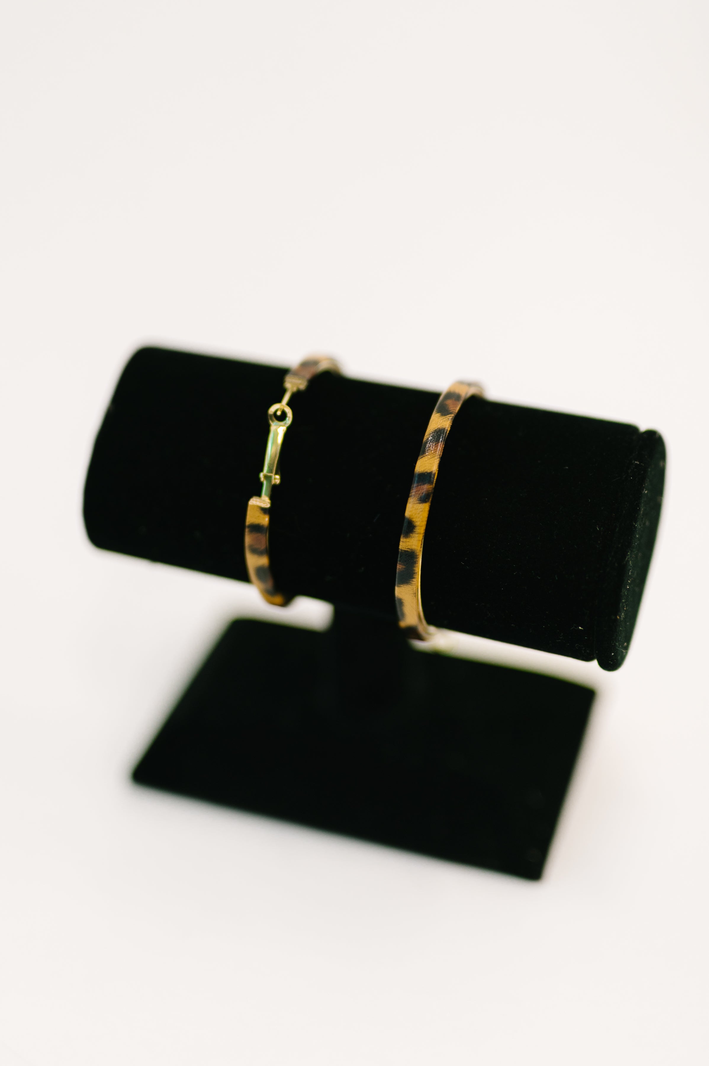 Sassy Assist Leopard Print Hoop Earrings - Charming Charlie
