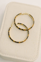 Sassy Assist Leopard Print Hoop Earrings - Charming Charlie