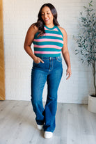 Scholarly Pursuits Knit Striped Tank - Charming Charlie