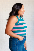 Scholarly Pursuits Knit Striped Tank - Charming Charlie