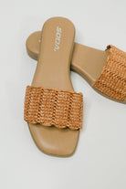 Screen Woven Square Toe Sandal - Charming Charlie