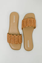 Screen Woven Square Toe Sandal - Charming Charlie