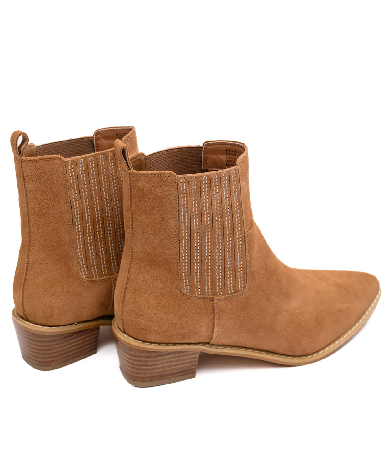 Leonor Suede Ankle Boot in Tan - Charming Charlie