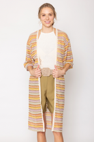 Stripe Crochet Cardigan - Charming Charlie