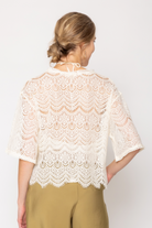 Lace Tie Front Short Cardigan - Charming Charlie