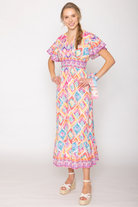 Tile Print Dress - Charming Charlie