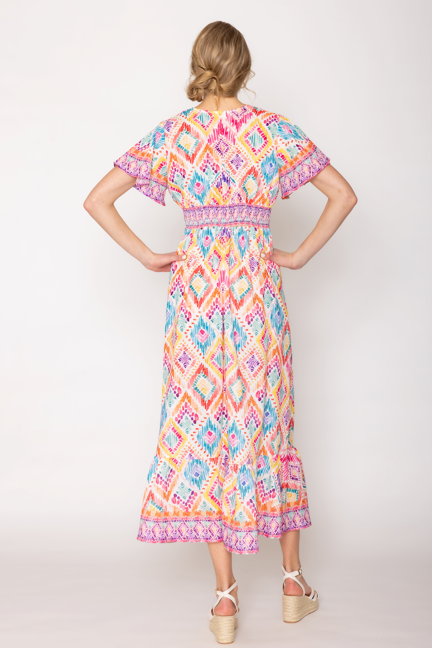 Tile Print Dress - Charming Charlie