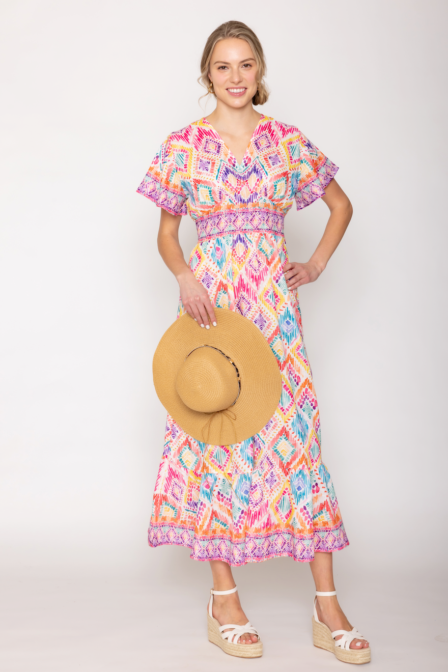 Tile Print Dress - Charming Charlie