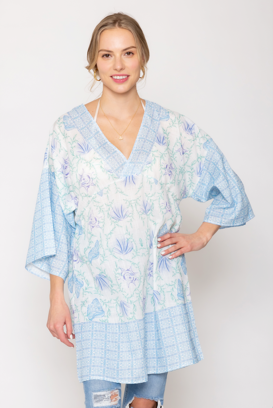 Floral Print Poncho - Charming Charlie