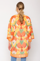 Geometric Print Poncho - Charming Charlie