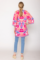 Tropical Print Poncho - Charming Charlie