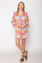Tropical Print Poncho - Charming Charlie