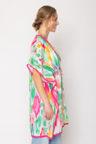 Watercolor Print Poncho - Charming Charlie