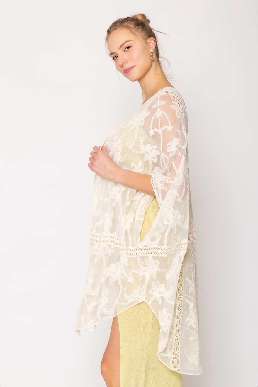 Flower Lace Cardigan - Charming Charlie