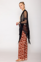 Lurex Tassel Kimono - Charming Charlie