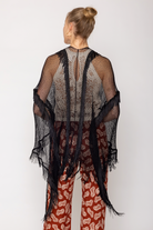 Lurex Tassel Kimono - Charming Charlie