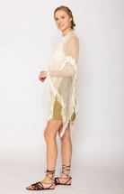 Lurex Tassel Kimono - Charming Charlie