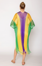 Two Tone Lurex Kimono - Charming Charlie