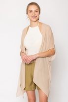 Solid Chiffon Ruana - Charming Charlie
