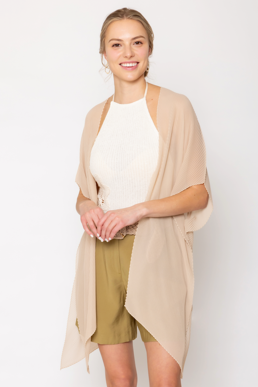 Solid Chiffon Ruana - Charming Charlie