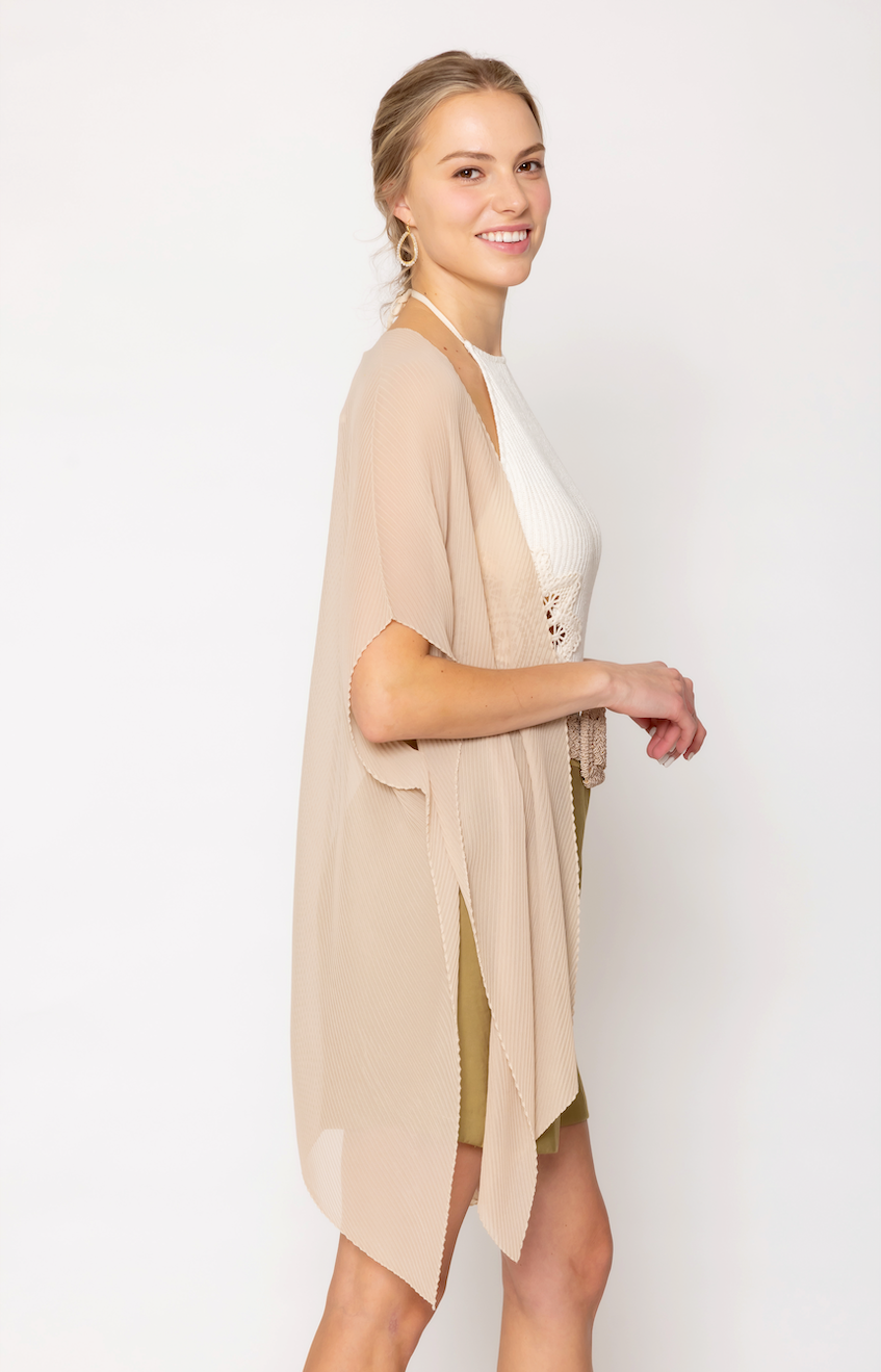 Solid Chiffon Ruana - Charming Charlie