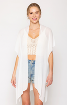 Solid Chiffon Ruana - Charming Charlie