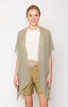 Solid Chiffon Ruana - Charming Charlie