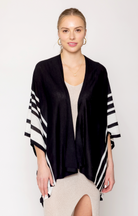 Two Tone Border Ruana - Charming Charlie