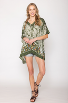 Leaf Print Poncho - Charming Charlie