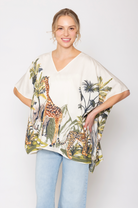 Animal Print Poncho - Charming Charlie