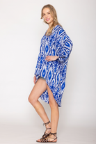 Ikat Hi-Lo Tunic Poncho - Charming Charlie