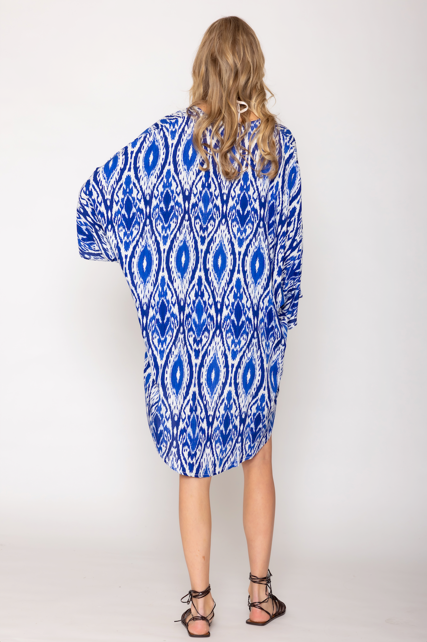 Ikat Hi-Lo Tunic Poncho - Charming Charlie