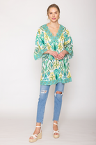 Ikat Print Poncho - Charming Charlie