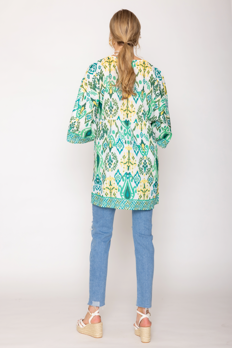 Ikat Print Poncho - Charming Charlie