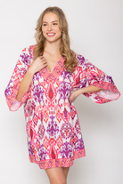 Ikat Print Poncho - Charming Charlie